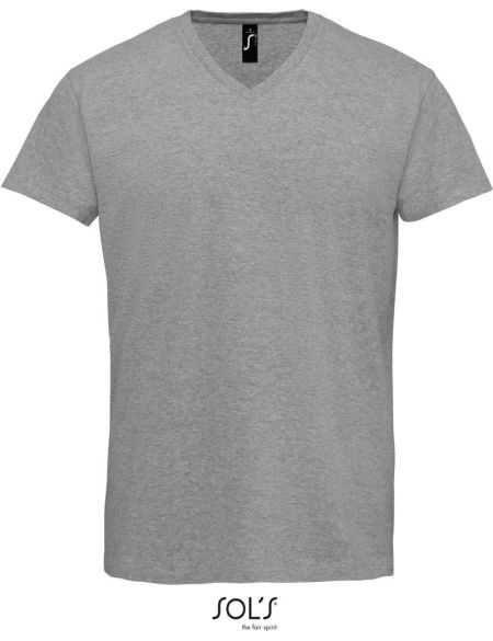 Herren T-Shirt Sols Imperial V Men grau meliert