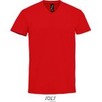 Herren T-Shirt Sols Imperial V Men rot