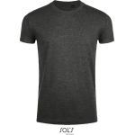 Herren-T-Shirt Sols Imperial Fit anthrazit meliert