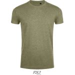 Herren-T-Shirt Sols Imperial Fit khaki meliert