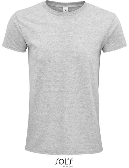 Herren T-Shirt Sols Epic grau meliert