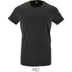 Herren-T-Shirt Sols Regent fit anthrazit meliert