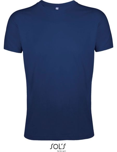 Herren-T-Shirt Sols Regent in französischer Marineblau-Passform