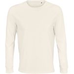 Herren-T-Shirt mit langen Ärmeln Sols Pioneer LSL gebrochenes Weiß