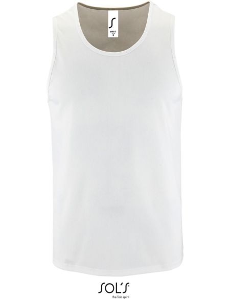 Herren-Sport-T-Shirt Sols Sports TT Men weiß