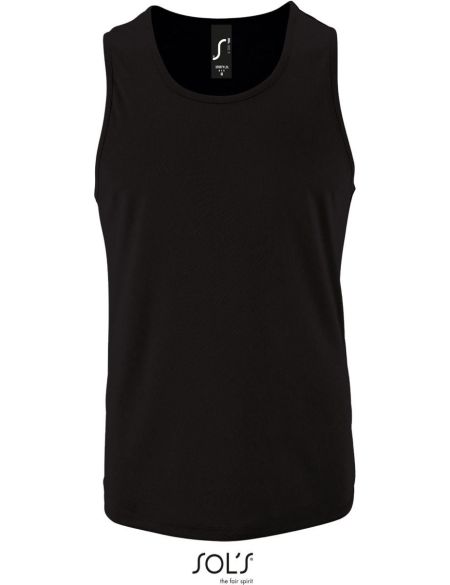 Herren-Sport-T-Shirt Sols Sports TT Men schwarz