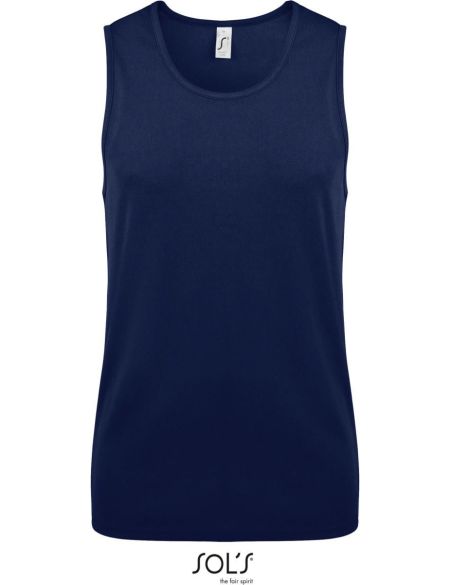 Sols Sporty TT Herren-Tanktop in französischer Marineblau