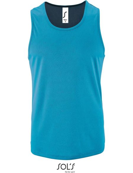 Sols Sports TT Men Aqua Herren-Sport-Tanktop