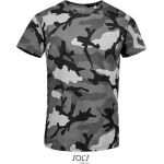 Herren T-Shirt Sols Camo Men grau camo