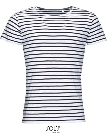 Herren T-Shirt Sols Miles Men weiß/rot