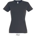 Damen T-Shirt Sols Imperial Women mausgrau