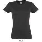 Damen-T-Shirt Sols Imperial Women dunkelgrau