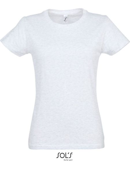 Damen-T-Shirt Sols Imperial Women ash
