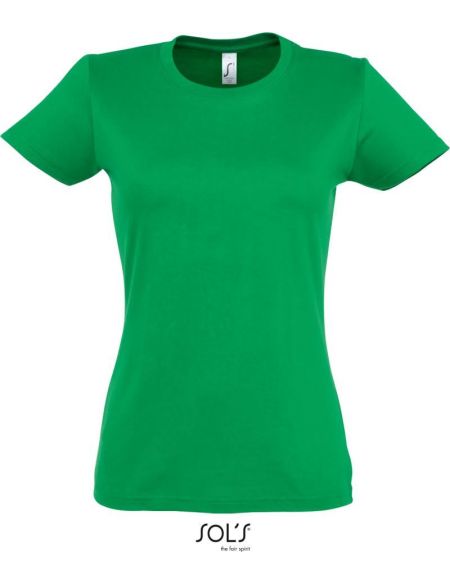 Damen-T-Shirt Sols Imperial Women Kelly Green