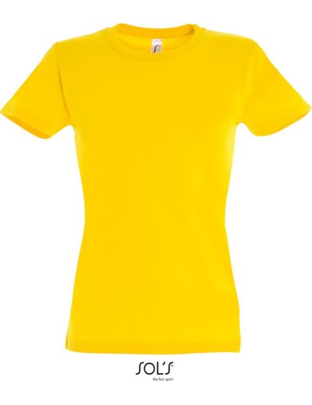 Damen-T-Shirt Sols Imperial Women Gold