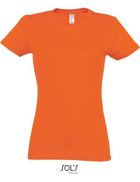 Damen-T-Shirt Sols Imperial Women orange
