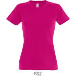 Damen-T-Shirt Sols Imperial Women fuchsia