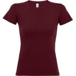 Damen T-Shirt Sols Imperial Women burgunderrot