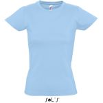 Damen-T-Shirt Sols Imperial Women himmelblau