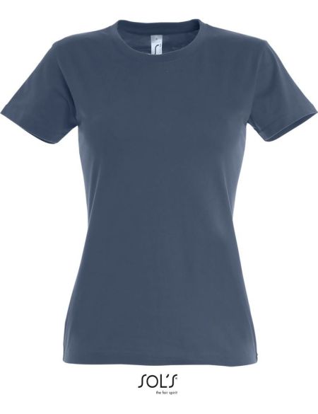 Damen-T-Shirt Sols Imperial Women Denim