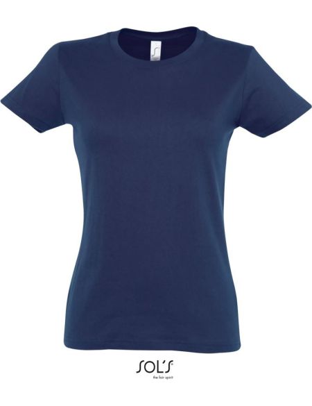 Damen-T-Shirt Sols Imperial Women französisch marineblau