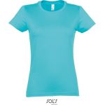 Damen-T-Shirt Sols Imperial Women atollblau