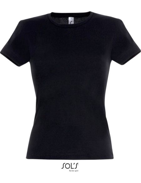 Damen T-Shirt Sols Miss schwarz