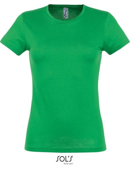 Damen-T-Shirt Sols Miss Kelly grün