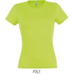 Damen T-Shirt Sols Miss apfelgrün