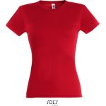 Damen T-Shirt Sols Miss rot