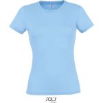 Damen T-Shirt Sols Miss himmelblau