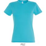 Damen T-Shirt Sols Miss Atollblau