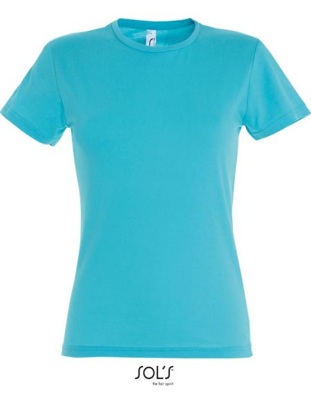 Damen T-Shirt Sols Miss weiß