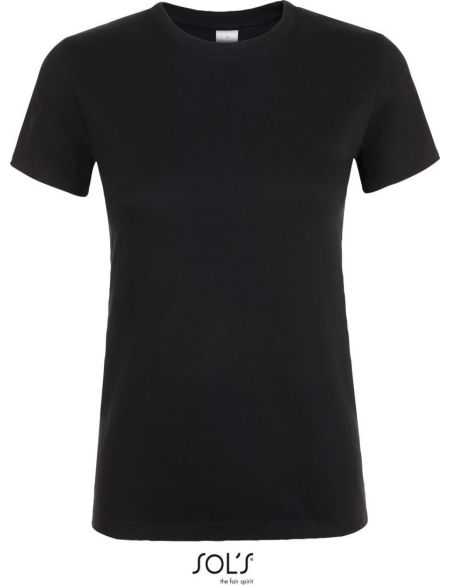 Damen-T-Shirt Sols Regent Women tiefschwarz