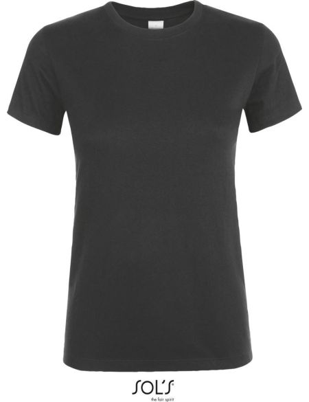 Damen-T-Shirt Sols Regent Women dunkelgrau