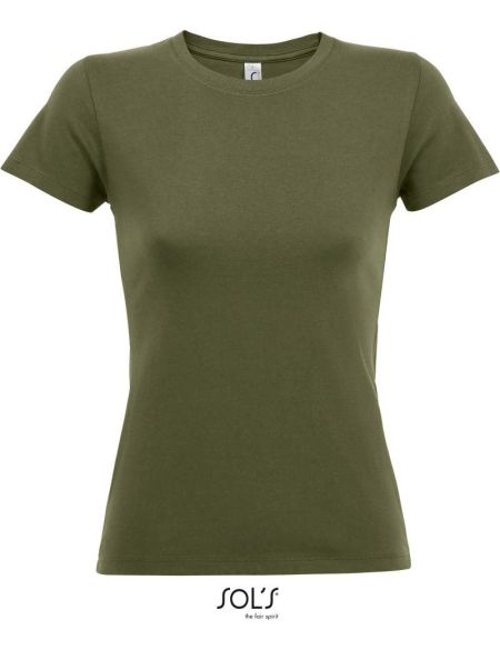 Damen-T-Shirt Sols Regent Women army