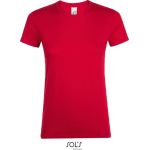 Damen T-Shirt Sols Regent Women rot