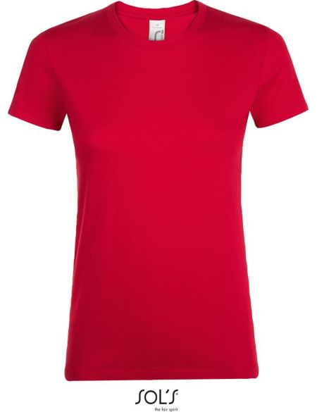 Damen T-Shirt Sols Regent Women rot