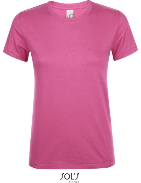 Damen-T-Shirt Sols Regent Women Orchideenrosa