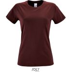 Damen-T-Shirt Sols Regent Women burgunderrot