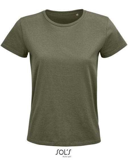 T-Shirt Sols Pioneer Damen Khaki