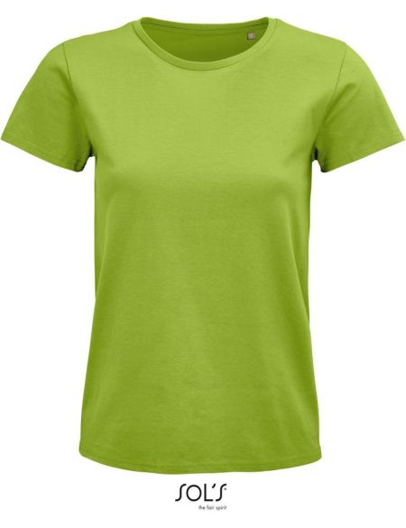 Damen T-Shirt Sols Pioneer Women apfelgrün