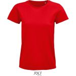 Damen T-Shirt Sols Pioneer Women rot