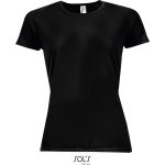 Damen T-Shirt Sporty Women schwarz