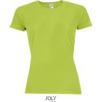 Damen T-Shirt Sporty Women apfelgrün