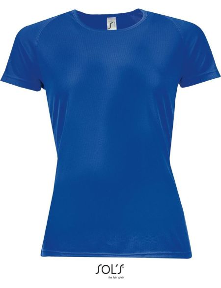 Damen T-Shirt Sporty Women königsblau