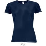 Damen T-Shirt Sporty Women French Navy
