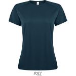 Damen T-Shirt Sporty Women Petrolblau