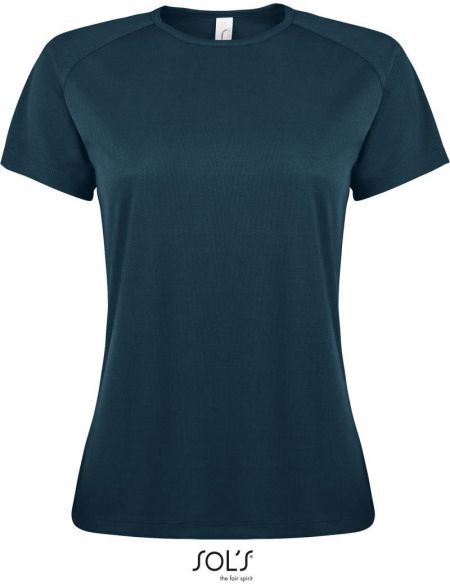 Damen T-Shirt Sporty Women Petrolblau