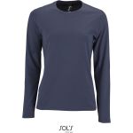 Damen-T-Shirt mit langen Ärmeln Sols Imperial LSL Women mausgrau